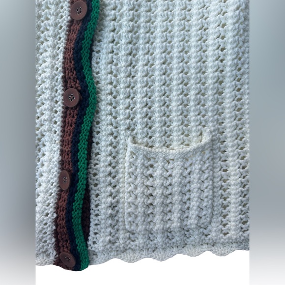 Anthropologie Women’s Elsie Open Button Up Knit Caridgan Size Small - Picture 9 of 13